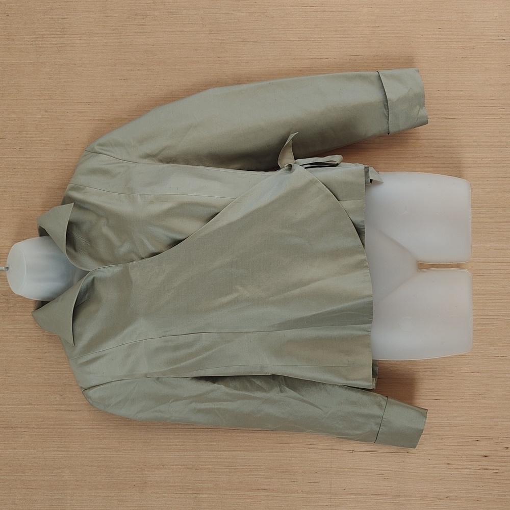 Kate Hill silk wrap jacket